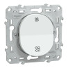 Ovalis - poussoir VMC - sans arrêt - Blanc - S320236 Schneider Electric