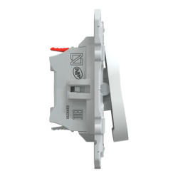 Ovalis - poussoir VMC - sans arrêt - Blanc - S320236 Schneider Electric