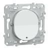 Ovalis - interrupteur va et vient - 10AX - lumineux ou témoin - Blanc - S320263 Schneider Electric