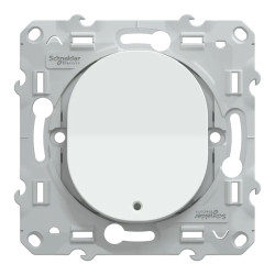 Ovalis - interrupteur va et vient - 10AX - lumineux ou témoin - Blanc - S320263 Schneider Electric