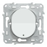 Ovalis - interrupteur va et vient - 10AX - lumineux ou témoin - Blanc - S320263 Schneider Electric