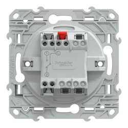 Ovalis - interrupteur va et vient - 10AX - lumineux ou témoin - Blanc - S320263 Schneider Electric