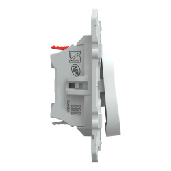 Ovalis - interrupteur va et vient - 10AX - lumineux ou témoin - Blanc - S320263 Schneider Electric