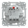 Ovalis - poussoir à fermeture avec porte-étiquette - 10AX - Blanc - S320266 Schneider Electric