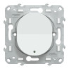 Ovalis - poussoir à fermeture lumineux - 10AX - LED bleu 250V - Blanc - S320276 Schneider Electric