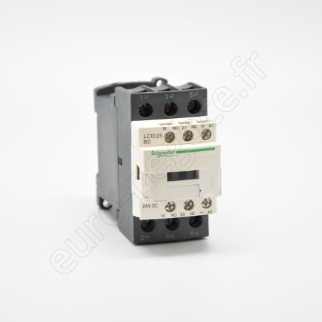 Industrial Contators  - LC1D2586BLS207 - CONTACTEUR TESYS LC1D 4P  2F PLUS 2O  AC1 440V 40 A BOBINE 24 V CC