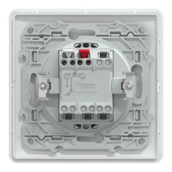 Pouss Ferm Lum Blanc griff plq - S321276 Schneider Electric