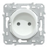 Ovalis - prise de courant à puits 2P 16A - bornes vis - Blanc - S320033 Schneider Electric