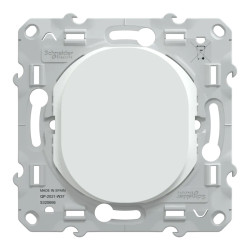 Ovalis - obturateur - Blanc - couvercle protection peinture - S320666 Schneider Electric