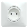 Prise Réno 2P Blanc griffe plq - S321033 Schneider Electric