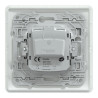 Prise Réno 2P Blanc griffe plq - S321033 Schneider Electric