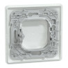 Ovalis - obturateur - Blanc - griffes montées - avec plaque - S321666 Schneider Electric