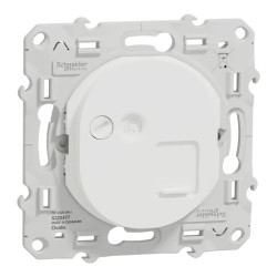 Ovalis - prise RJ45 cat.6a STP - grade 3 (multimédia +) - Blanc - S320477 Schneider Electric