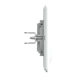 Ovalis - Prise téléphone en T - 8 contacts - avec plaque - Blanc - S320496 Schneider Electric