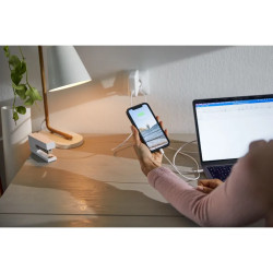 Combi 2P+T affl + USB-C Blanc - S320089 Schneider Electric