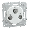 Ovalis - prise TV-R-SAT - Blanc - S320461 Schneider Electric