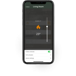 Wiser - tête de vanne thermostatique connectée liaison zigbee - CCTFR6100 Schneider Electric