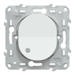 Ovalis - interrupteur va et vient - 10AX - Antibactérien - S300204 Schneider Electric