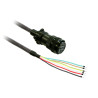 Lexium - Cable moteur 3m binde 1,3 mm2, bch2 frein - VW3M5D2FR30 Schneider Electric