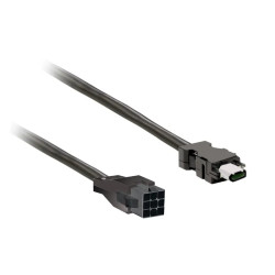 Lexium - Cable codeur 5m blinde, b ch2 cable volan - VW3M8D1AR50 Schneider Electric