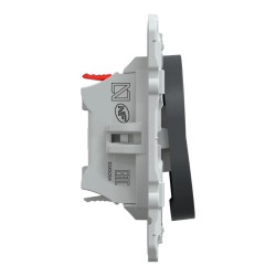 Ovalis - interrupteur va et vient - 10AX - Anthracite - S340204 Schneider Electric