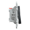 Ovalis - interrupteur va et vient - 10AX - Anthracite - S340204 Schneider Electric