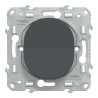 Ovalis - bouton poussoir à fermeture - 10A - Anthracite - S340206 Schneider Electric
