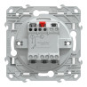 Ovalis - bouton poussoir à fermeture - 10A - Anthracite - S340206 Schneider Electric