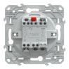 Ovalis - interrupteur 2 boutons pour volet roulant- 6AX -Anthracite - S340208 Schneider Electric