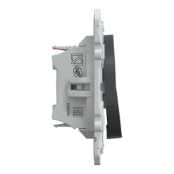 Ovalis - interrupteur 2 boutons pour volet roulant- 6AX -Anthracite - S340208 Schneider Electric