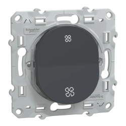 Ovalis - poussoir VMC - sans arrêt - Anthracite - S340236 Schneider Electric