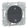 Ovalis - poussoir VMC - sans arrêt - Anthracite - S340236 Schneider Electric