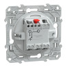 Ovalis - poussoir à fermeture avec porte-étiquette - 10AX - Anthracite - S340266 Schneider Electric