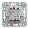 Ovalis - combiné va et vient+poussoir - 10AX - Anthracite - S340285 Schneider Electric