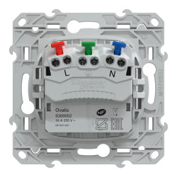 Prise 2P+T affleurante AntiB - S300052 Schneider Electric