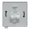 Ovalis - Sortie de câble universelle - 16..20A - IP24D - Anthracite - S340644 Schneider Electric