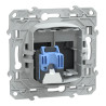 Ovalis - prise RJ45 cat.6a STP - grade 3 (multimédia +) - Anthracite - S340477 Schneider Electric