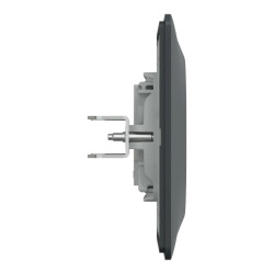 Ovalis - Prise téléphone en T - 8 contacts - avec plaque - Anthracite - S340496 Schneider Electric