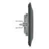 Ovalis - Prise téléphone en T - 8 contacts - avec plaque - Anthracite - S340496 Schneider Electric