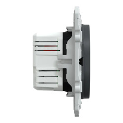 Ovalis - double chargeur USB A+A 10,5W - Anthracite - S340407 Schneider Electric