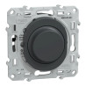 Ovalis - Variateur de lumière universel - 2/3 fils - Anthracite - S340519 Schneider Electric