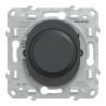 Ovalis - Variateur de lumière universel - 2/3 fils - Anthracite - S340519 Schneider Electric