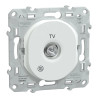 Ovalis - prise TV simple - Antibactérien - S300405 Schneider Electric