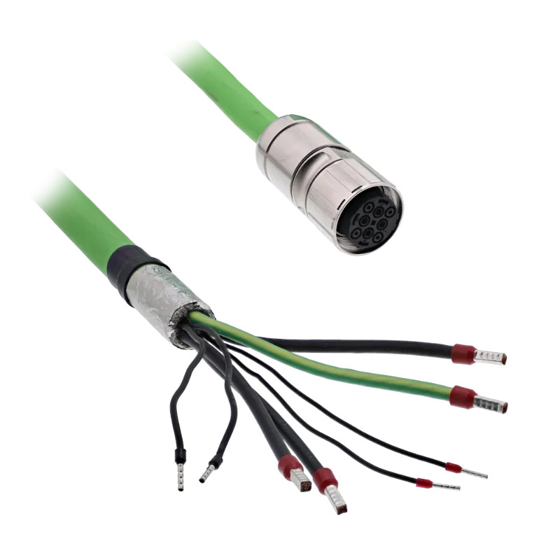 cable moteur sh a lxm, m4 0, 10mm2, ul, 5 - VW3E1154R050 Schneider Electric
