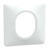 Ovalis - Plaque de finition - 1 poste Blanc - S320702 Schneider Electric