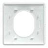 Ovalis - Plaque de finition - 1 poste Blanc - S320702 Schneider Electric