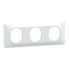 Plaque 3 post Horiz 71mm Blanc - S320706 Schneider Electric
