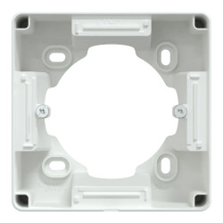 Ovalis - Boîte support 36 mm pour montage en saillie - Blanc - S320762 Schneider Electric