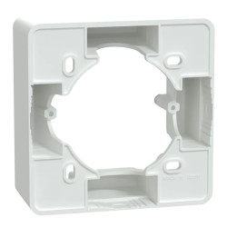 Ovalis - Boîte support 36 mm pour montage en saillie - Blanc - S320762 Schneider Electric