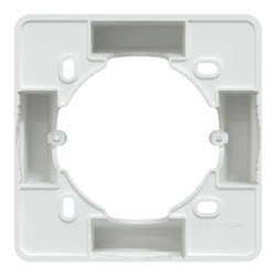 Ovalis - Boîte support 36 mm pour montage en saillie - Blanc - S320762 Schneider Electric